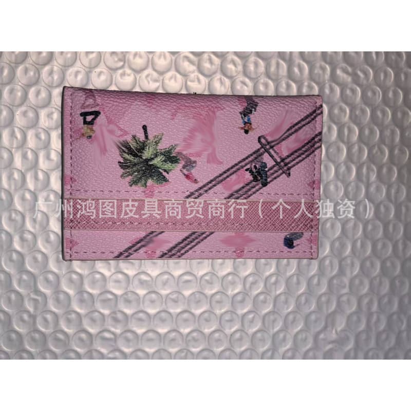 Vacation Series Fresh Doodle Passport Holder Wallet Passport Cover Card Holder ID Holder Cartoon Card Holder Wallet Series