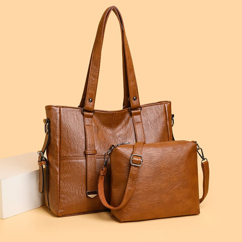 2025 New Women's Commuter Tote Bag Large Capacity Handheld Shoulder Crossbody Bag Wholesale for Cross-border Trade