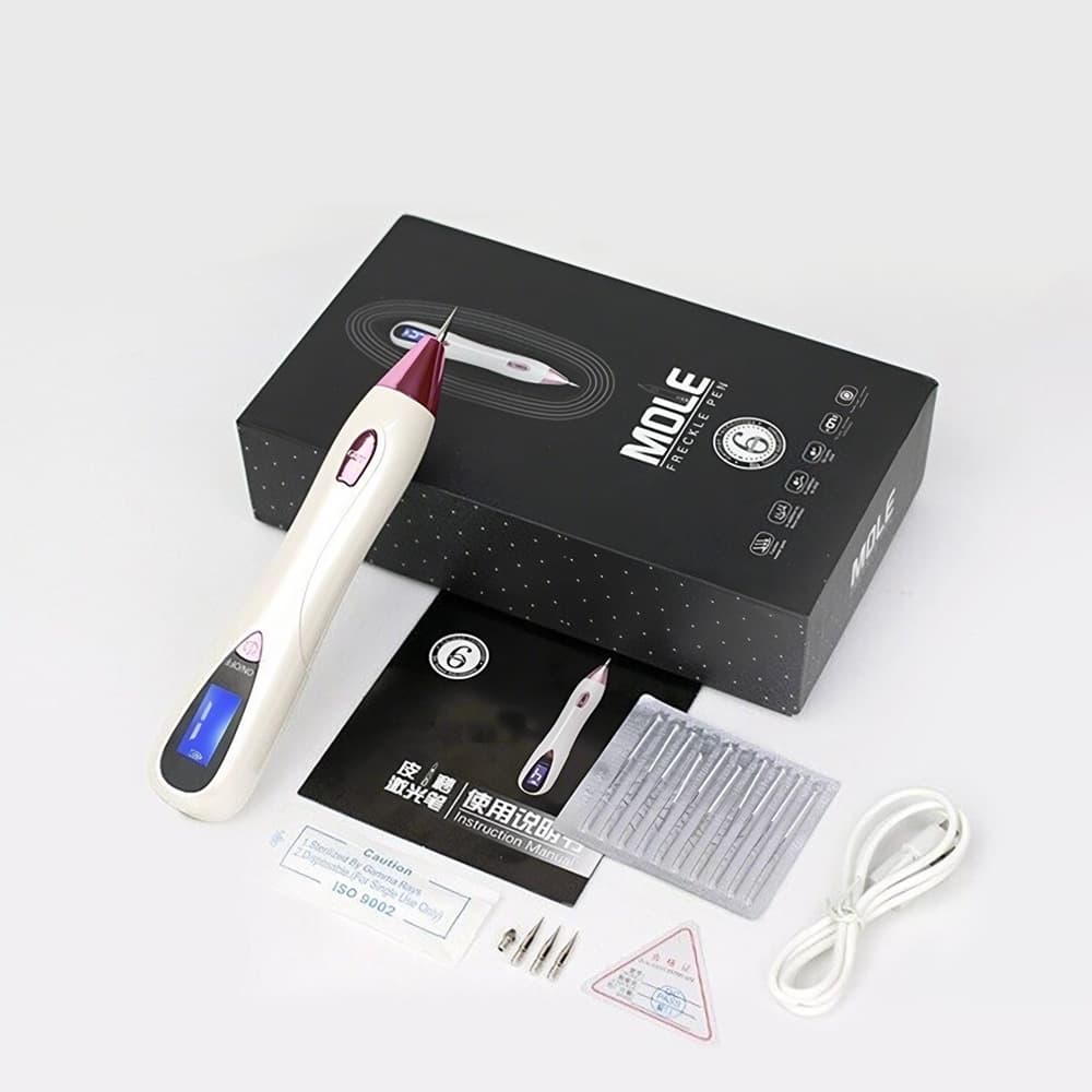 Cross-border Home Portable Mole Sweeping Pen, Multifunctional Small White Spot and Mole Sweeping Pen, Electric Ion Carbonization Black Spot Removal Pen