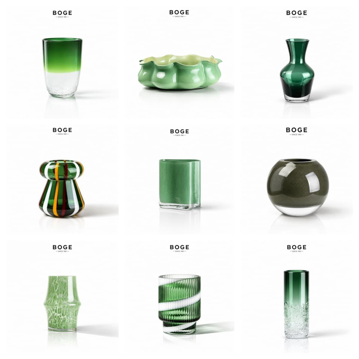 Green Glass Vase, Multiple Styles, for Living Room, Entryway, Dining Table, Showroom, Luxury Soft Decor, Home Accent, Hydroponic Flower Vase