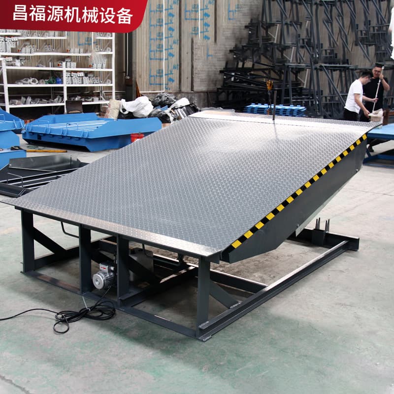 Custom fixed dock leveler warehouse logistics loading/unloading platform container electric hydraulic forklift ramp adjustable plate