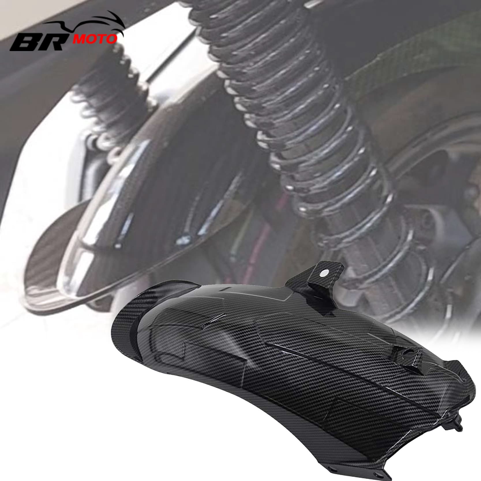 Suitable for Honda PCX160 Motorcycle Modification Extended Fender Rear Mudguard Sand Shield Mudguard Sand Board