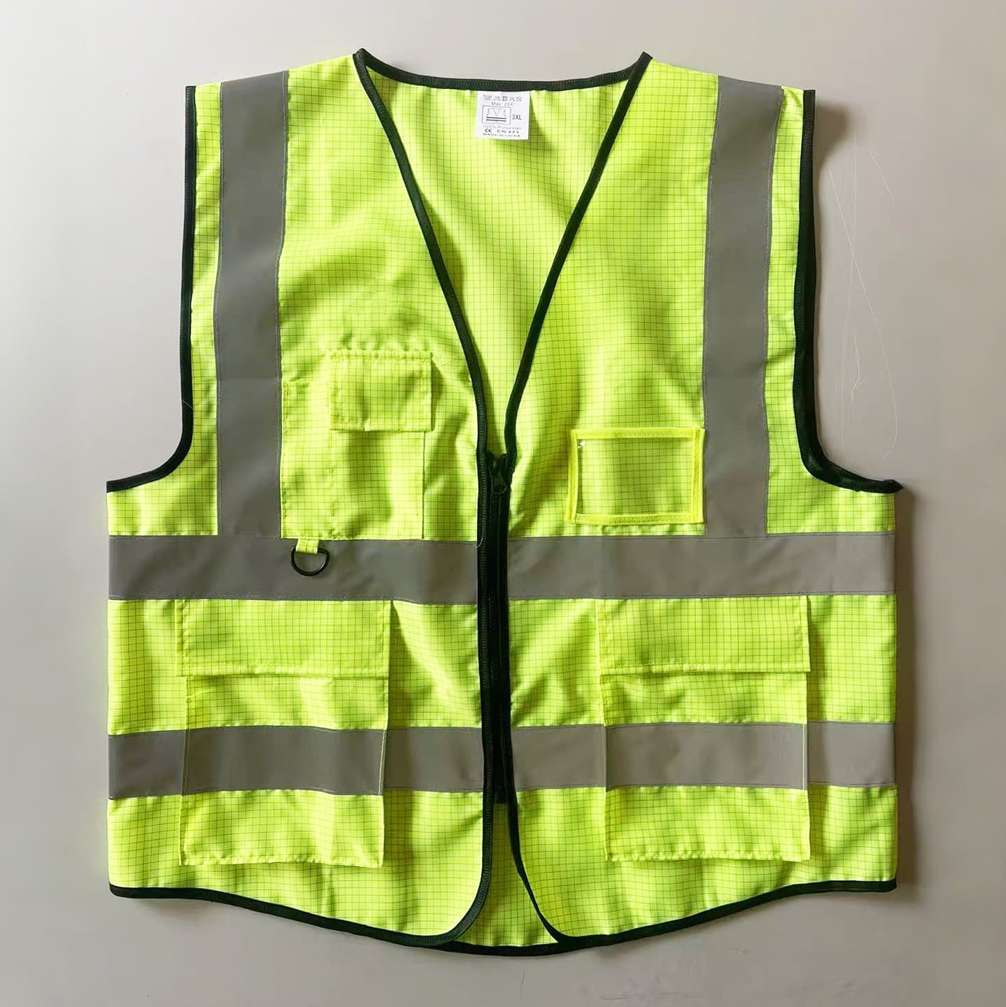 Reflective vest wholesale anti-static multi-pocket reflective clothing printing sanitation construction construction site reflective vest