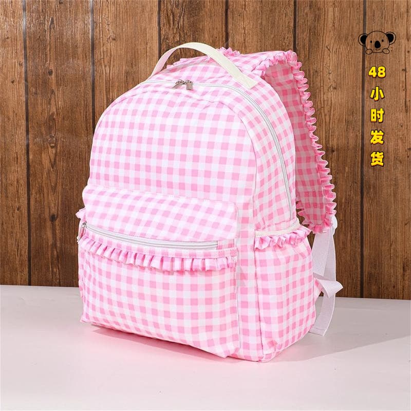 Y 30896 Sweet Plaid Backpack Sweet Plaid Backpack