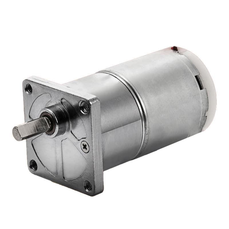 12V/24V Miniature Adjustable Speed Square Lid DC Geared Motor High Torque Food Container
