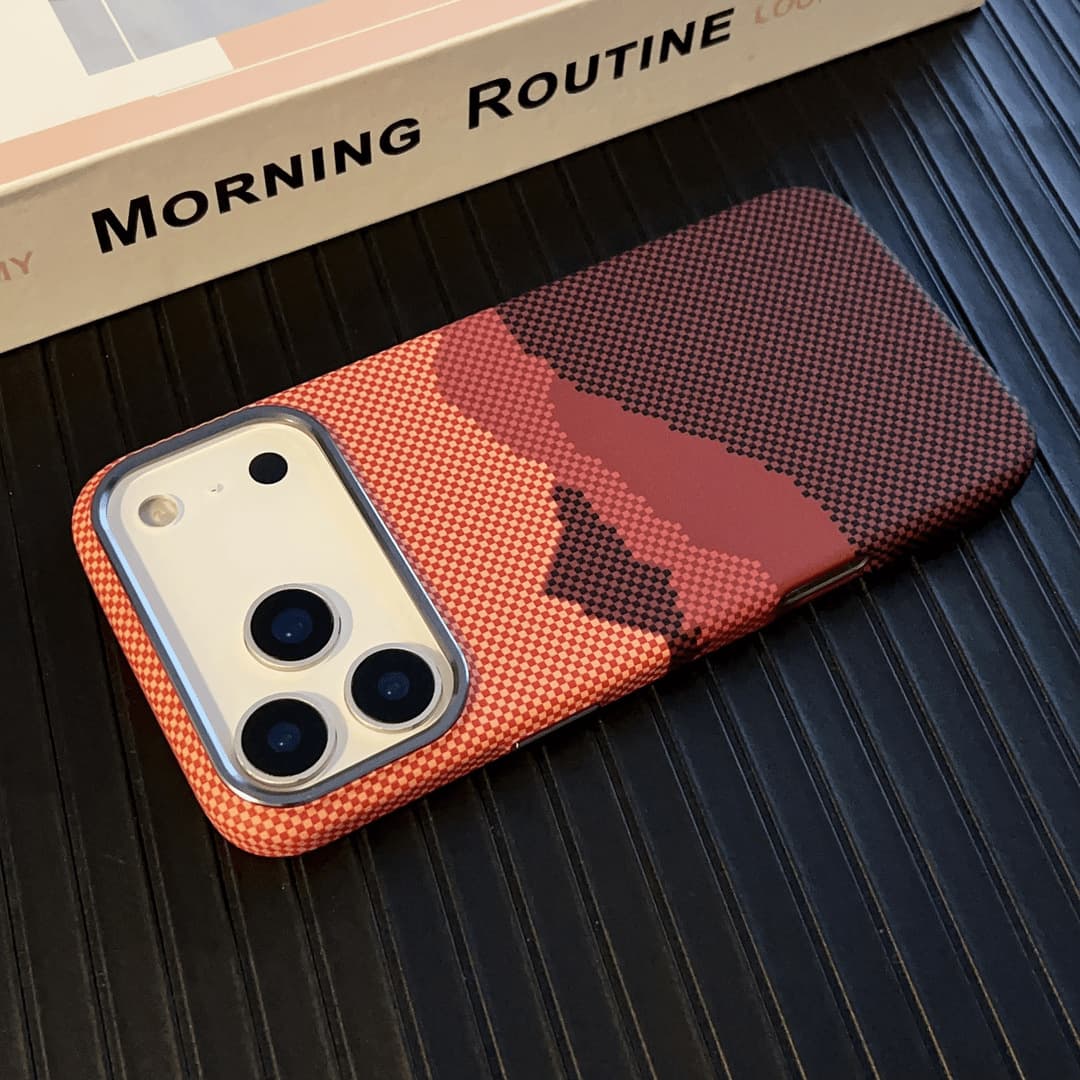 iPhone17PROMAX Mountain and River Kevlar magnetic phone case suitable for Apple 16 high-end protective cover 15