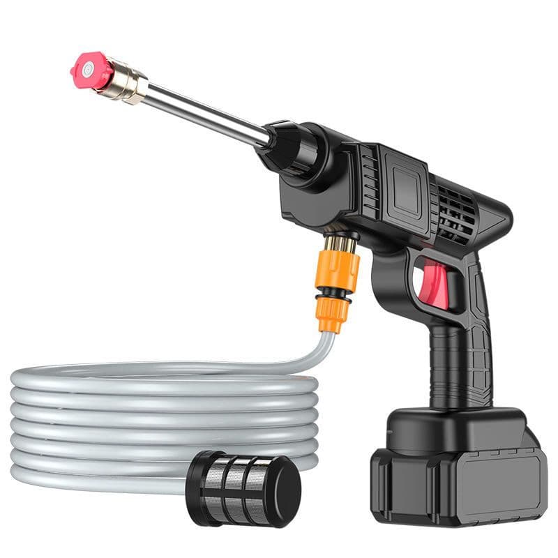 Wireless high-pressure car wash water gun outdoor portable home car wash artifact rechargeable flower watering water gun wholesale