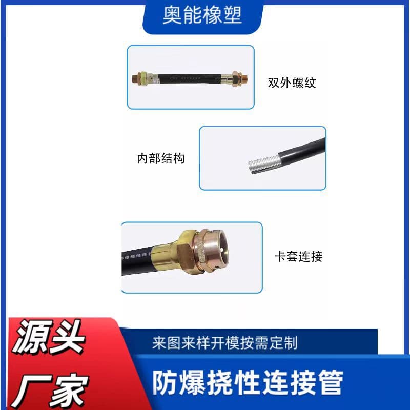 In-stock explosion-proof flexible conduit BNG wiring conduit for connecting to engineering equipment galvanized pipes