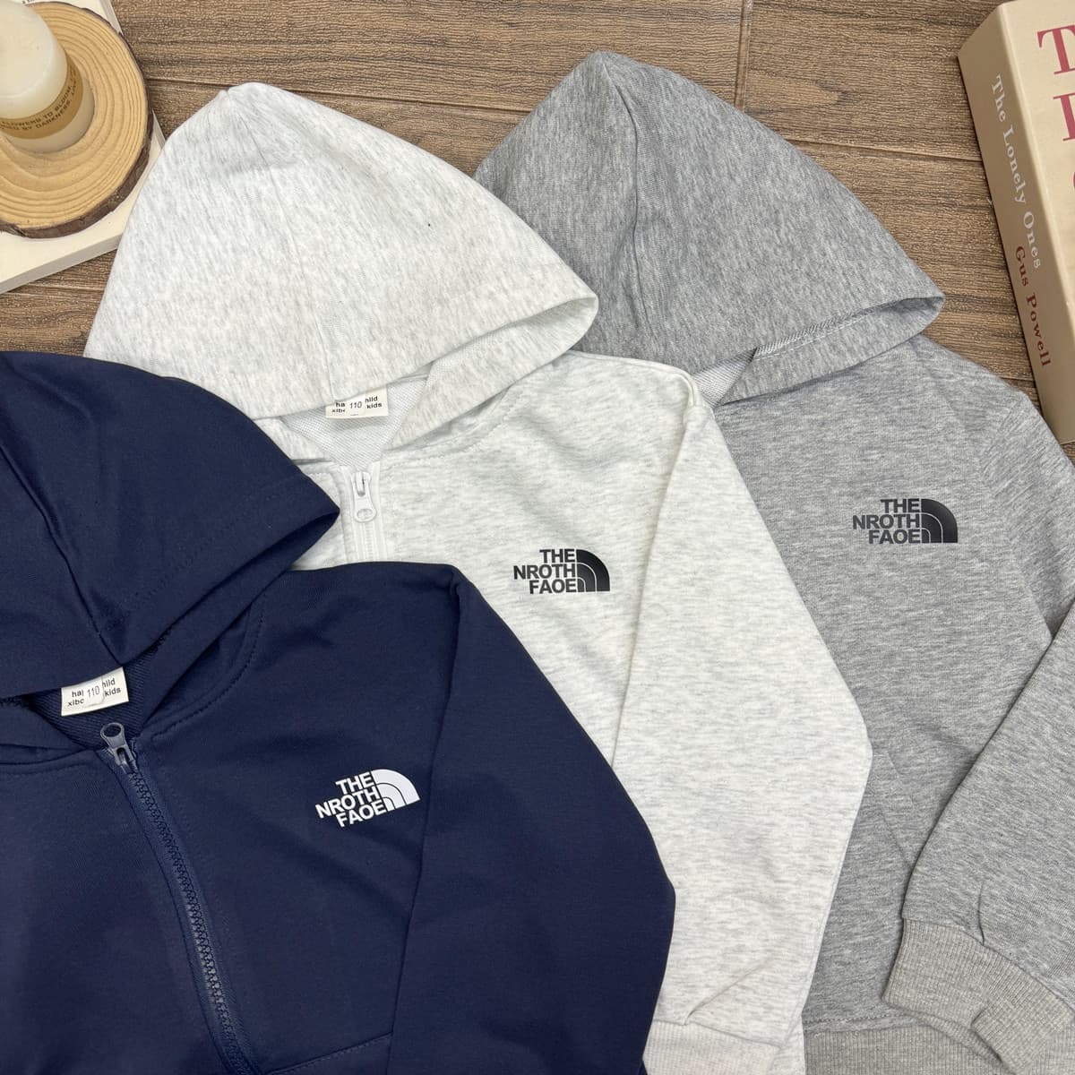 New Arrival Children's Hooded Zipper Jacket Cardigan Boys Girls Soft Cotton Long Sleeve Round Neck Spring Casual Letter Print