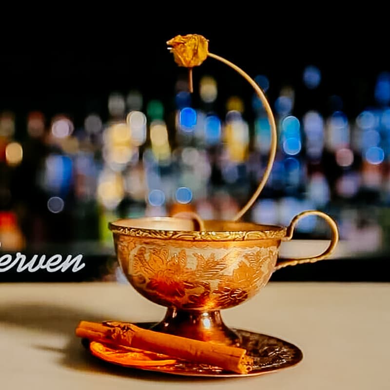 Disposable Curved Cocktail Picks - Decorative Skewers for Cocktail Garnishes