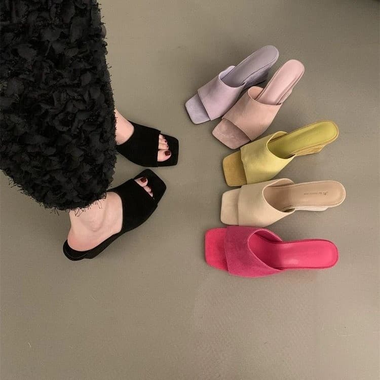 French Bow White Wedge Heel Sandals, Perfect for Evening Dresses, Stunning High-Heel Slide Sandals for Women Summer Outdoor Wear