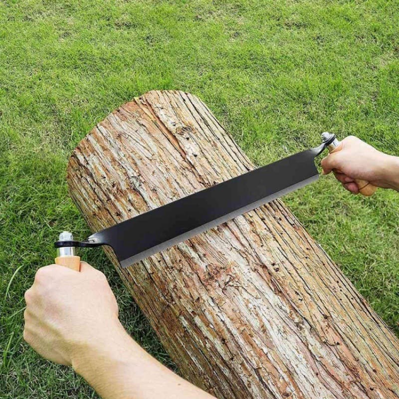Large Curved Peeling Knife, Crescent-shaped Bark Scraper, Iron or Wood Hand Planer and Scraper