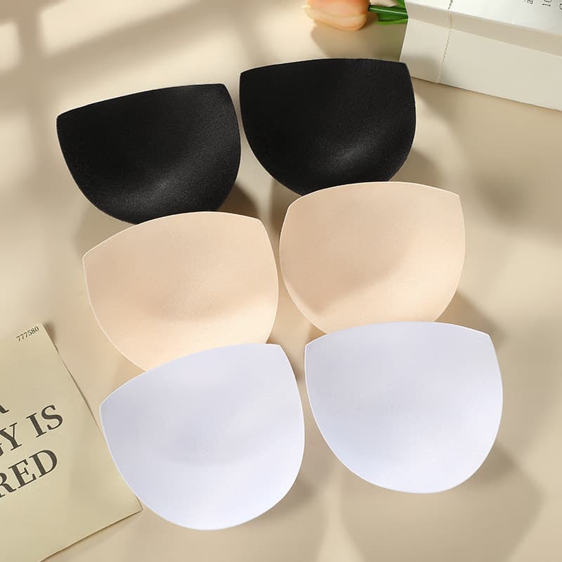 New Breathable Invisible Semi-Circle Separate Bra Pads Push-Up Comfort Massage Design Insert Pads