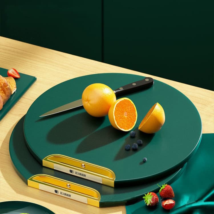 Round standing chopping board kitchen chopping board chopping board easy to clean chopping board pe plastic chopping board home