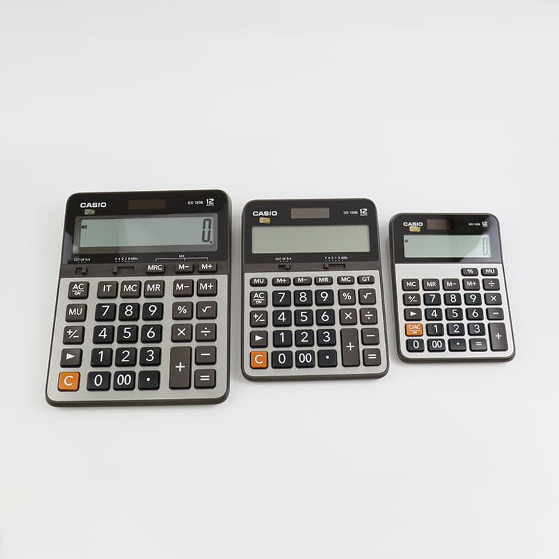 Casio Calculator MX DX GX-120B Bank Accounting Business Solar Dual Power Office Multi-Scene