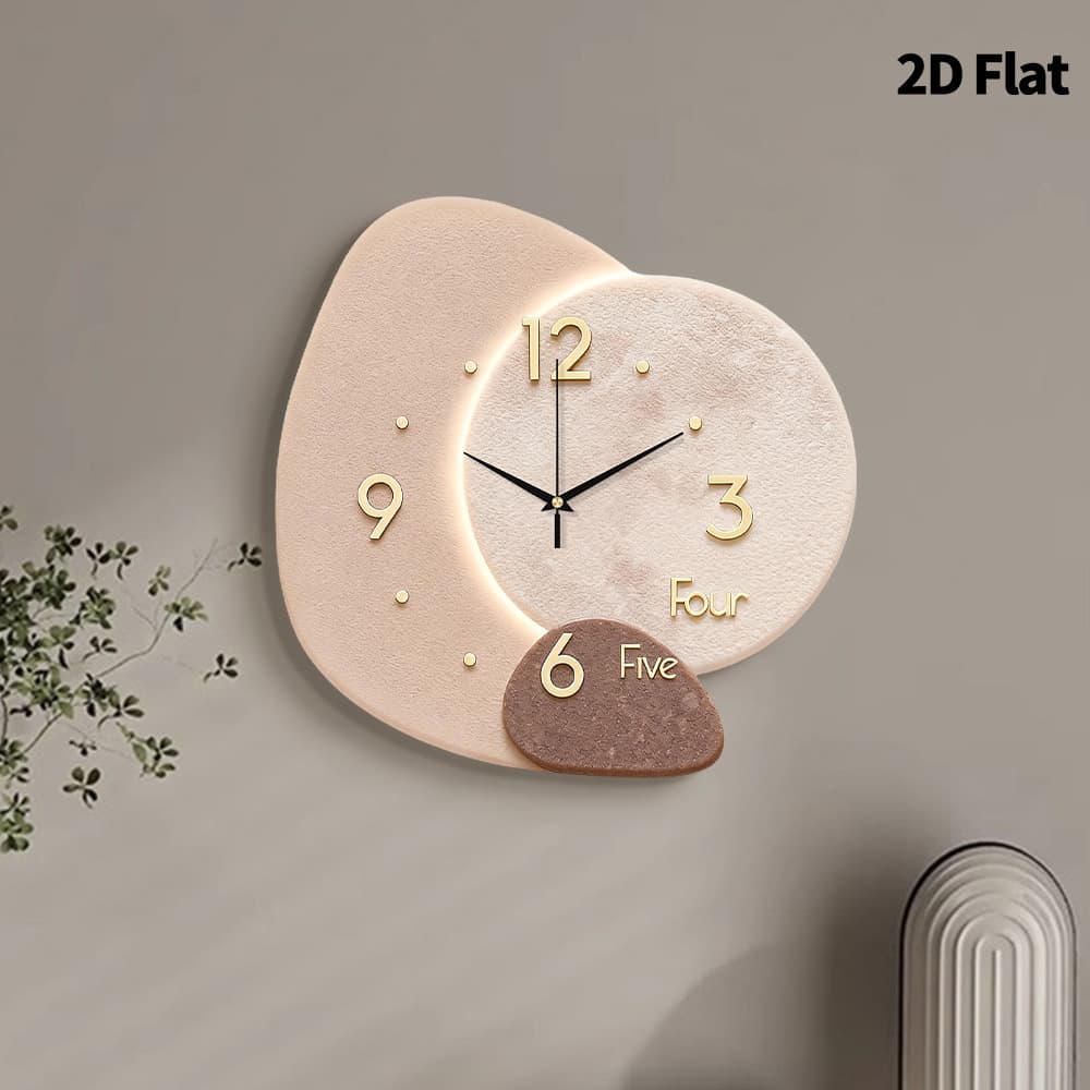Cross-Border Hot-Selling Nordic Style Wall Clock for Living Room 2026 New Model Simple Modern Trendy Creative Wall Clock High Quality