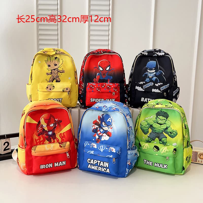 New 2025 Primary School Backpack, Cartoon Cute Print Large Capacity Lightweight Ergonomic Kids Backpack for Boys and Girls