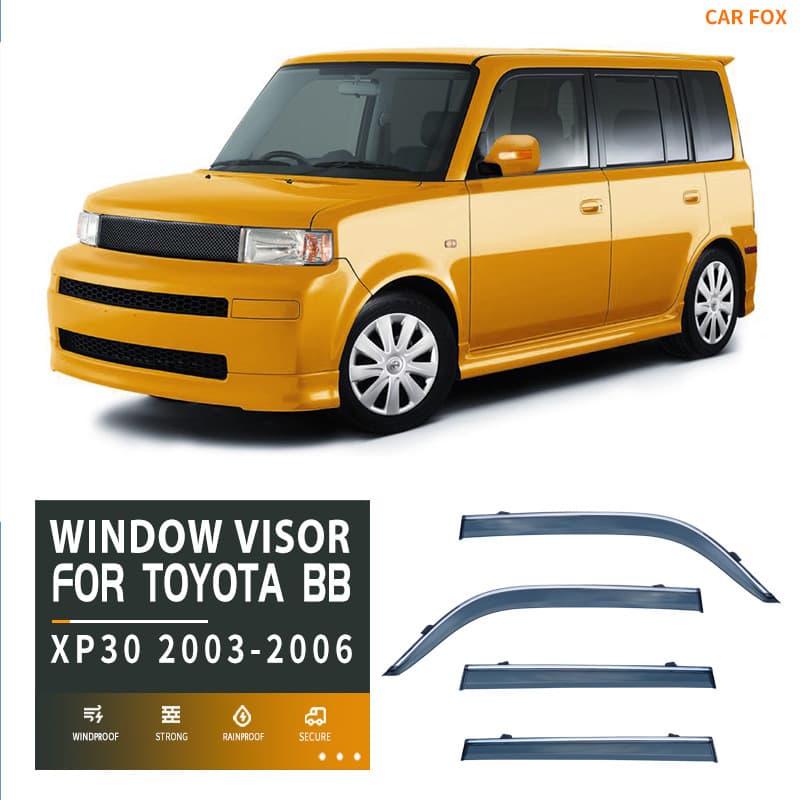 Window Visor Rain Guard Sunshade for Toyota BB