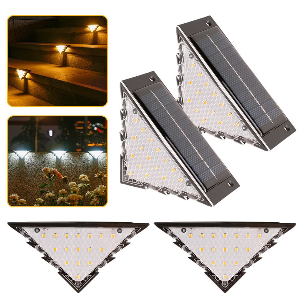 Solar Light Stair Light Garden Light Outdoor Waterproof Step Light Garden LED Stair Step Light Path Light