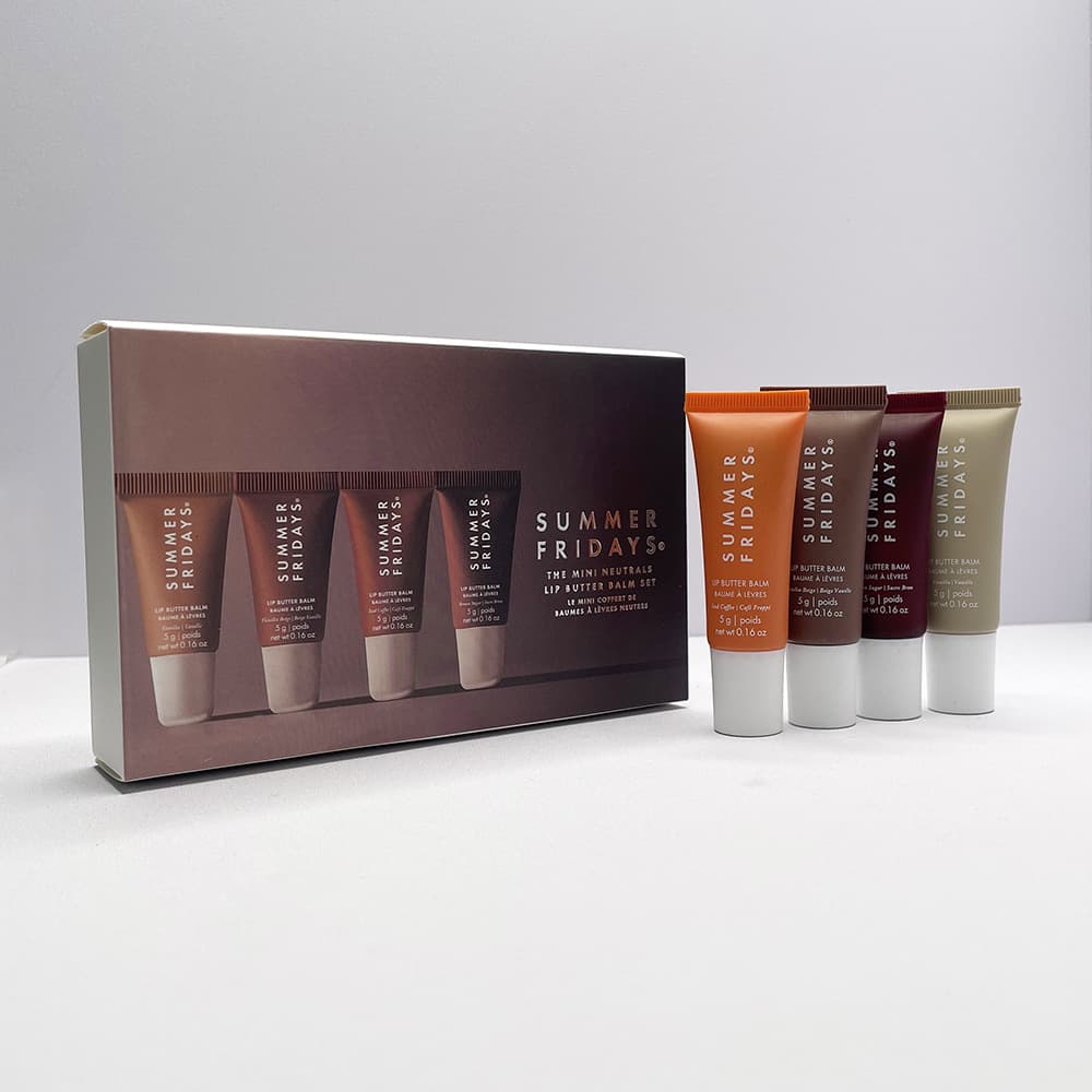 Cross-border Summer Fridays Lip Balm Glossy Moisturizing Lipstick Set Mini 5g*4