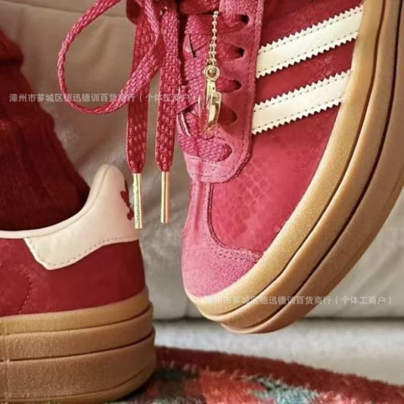 Pure original Gazelle platform shoes Adidas low-cut thick-soled sneakers Year of the Snake retro moral training shoes AD gained training shoes