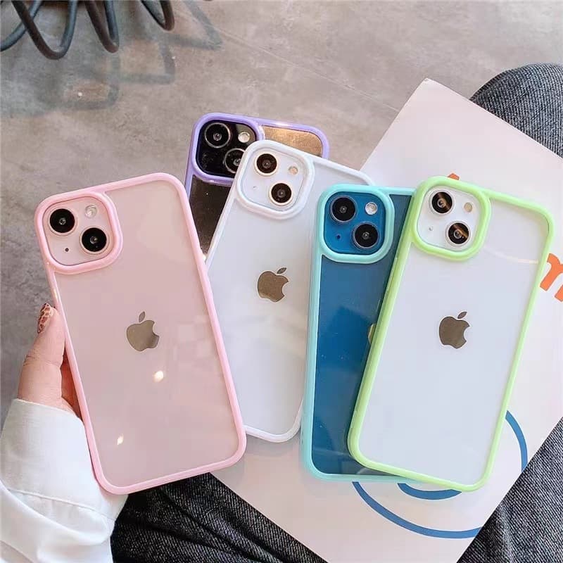 Macaron Color Edge DIY Groove For iPhone 14 Phone Case Hard Bottom Gel Drip Design Apple 15Pro Protective Case Set From China