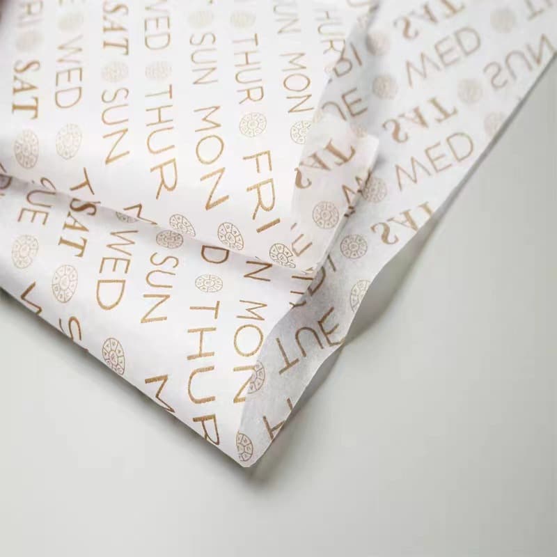 Printed Logo Tissue/Copy Paper for High-End Wine, Gifts, Apparel, Luggage, Footwear, Lining Paper
