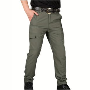 Amazon 2026 Men's Summer Tactical Pants, Combat, Water-Resistant, Multi-Pocket, Durable, Solid Color, Cargo Pants, Trendy, In Stock