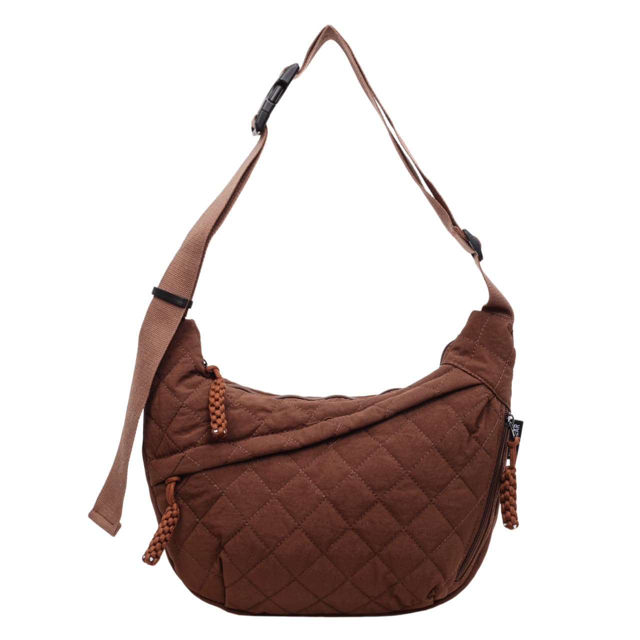 Nylon bag women's large-capacity cross-border new autumn and winter niche crossbody bag high-end rhombus commuter dumpling bag
