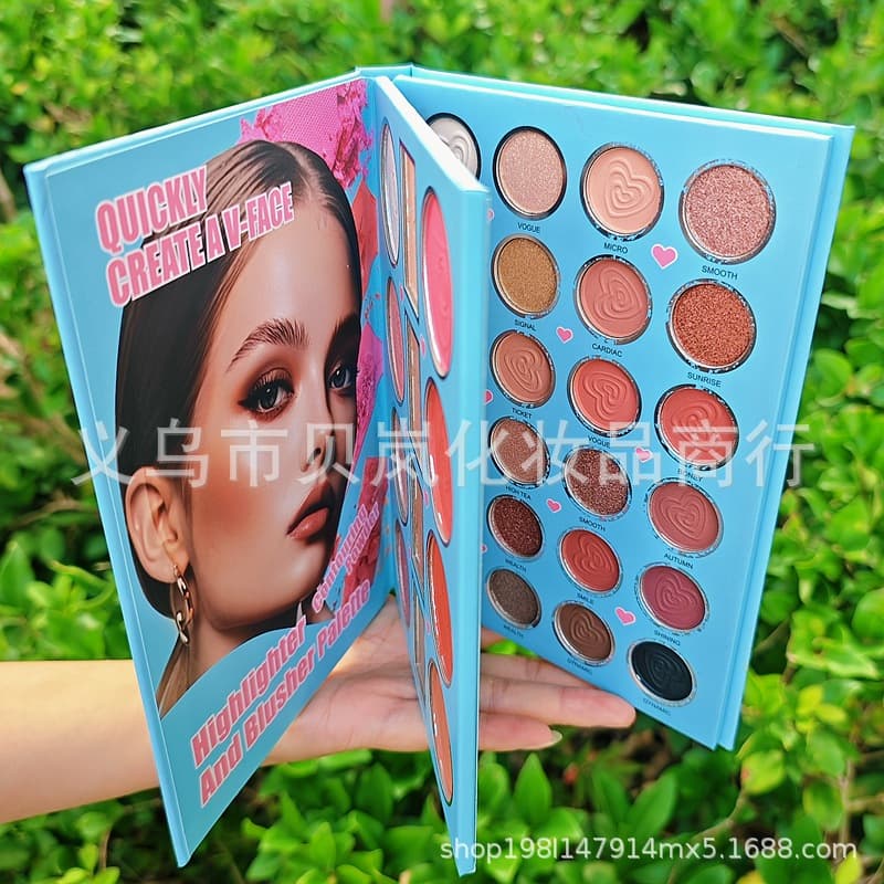 New Cross-border Trade 36-color Eyeshadow Palette Pearl Matte Shimmer Glitter Makeup Palette Stage Makeup COS Color Palette