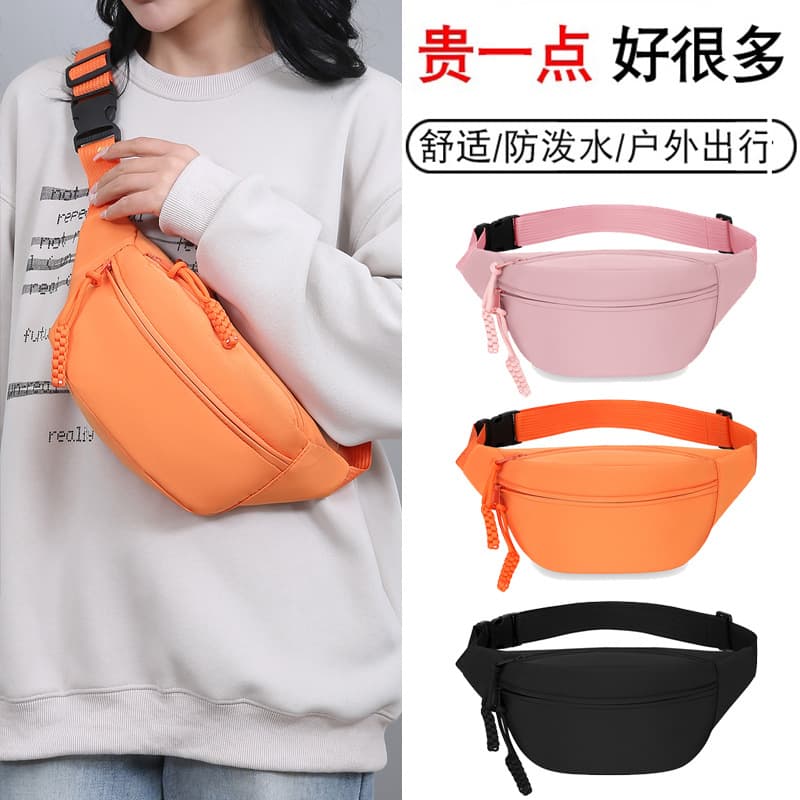 Chest Bag Korean Style Ins Trendy Crossbody Bag Japanese Casual Bag Unisex Versatile Waist Bag Large Capacity Shoulder Bag