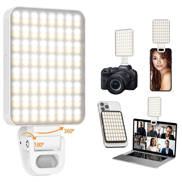 Magsafe Portable Rechargeable Magnetic Fill Light, Video Conferencing Flash, Pocket Light (In Stock)