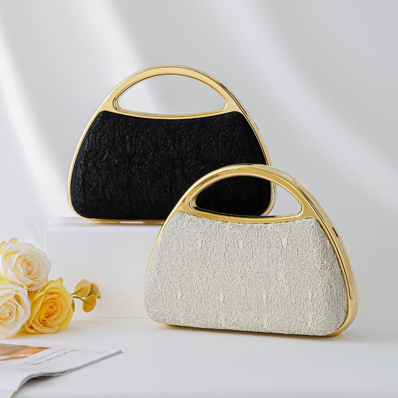 Cross-border New Evening Bag Handbag Fashion Lace Clutch Banquet Dress Bag Evening Bag Shoulder Crossbody Bag