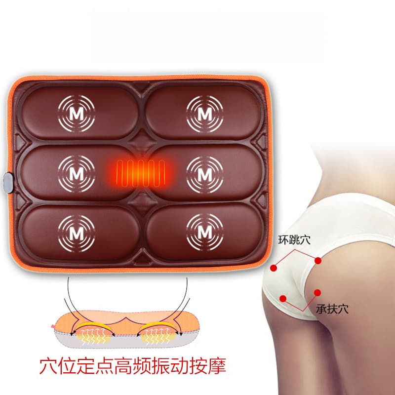Car massage seat cushion, car buttock massager, heated buttocks, electric vibration massage chair cushion, home use