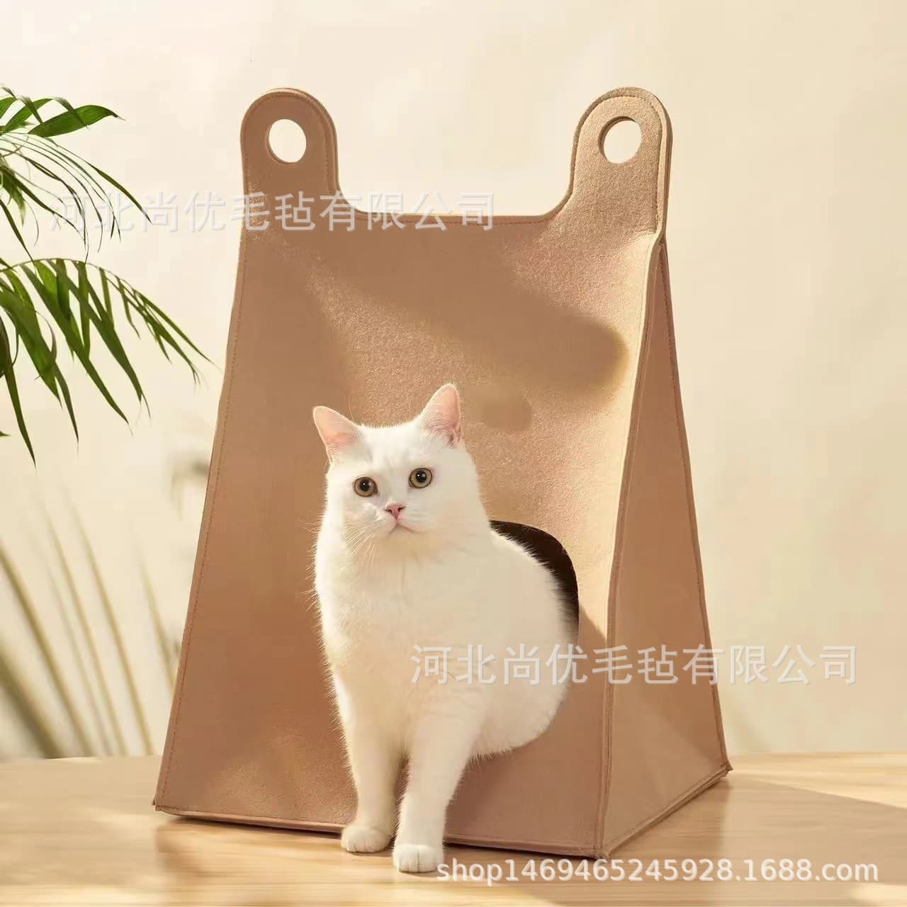 Felt cat nest for all seasons, creative pet nest, foldable cat, small dog, pet house, pet supplies