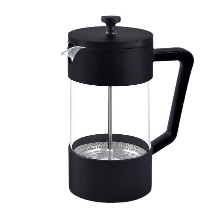 Genuine 120-Mesh Stainless Steel 304 French Press Coffee Pot with Glass Filter for Brewing Tea