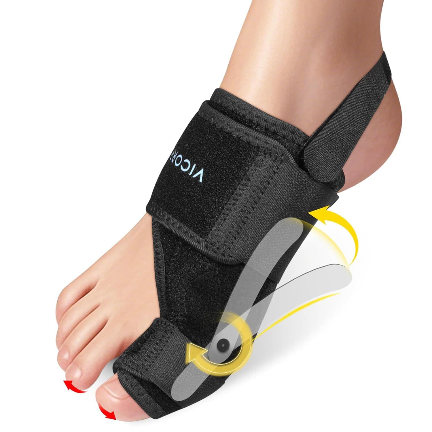 New type of big toe separator/toe protector, big toe separator, movable foot protector for walking
