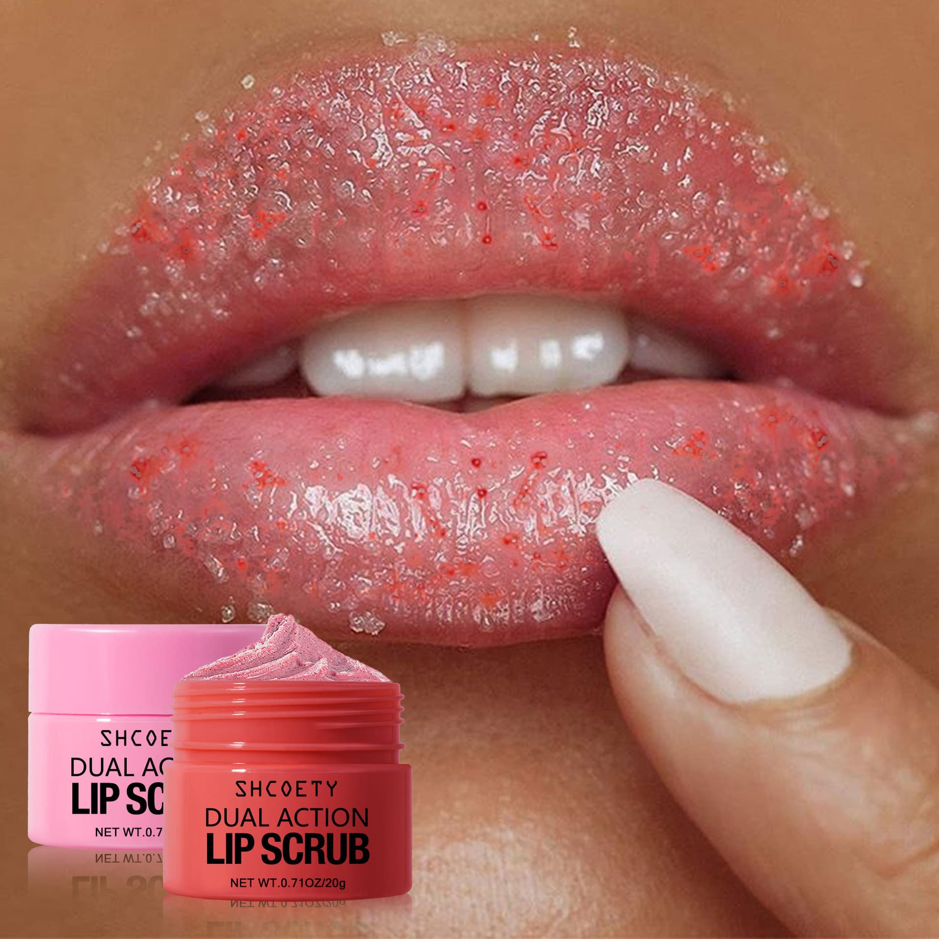 SHCOETY Cross-border Lip Scrub Set Exfoliating Dead Skin Hydrating Moisturizing Care Lip Balm Foreign Trade