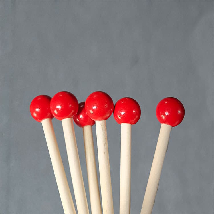 Wooden Rich Gong Hammer Matchstick Harp Hammer Wood Fish Hammer Early Education Development