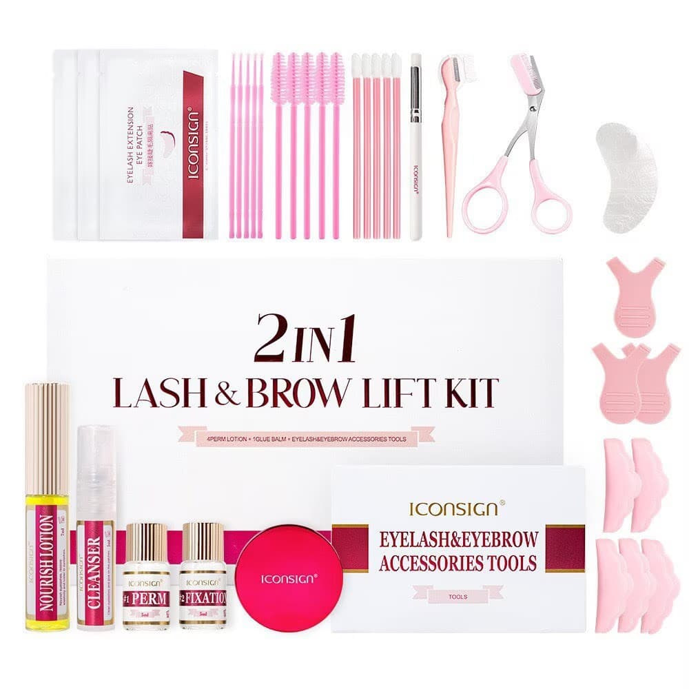 Cross-border ICONSIGN Lash Lift Keratin Kit for Salon Long-lasting Curling and Volumizing Eyelash Beauty Tool