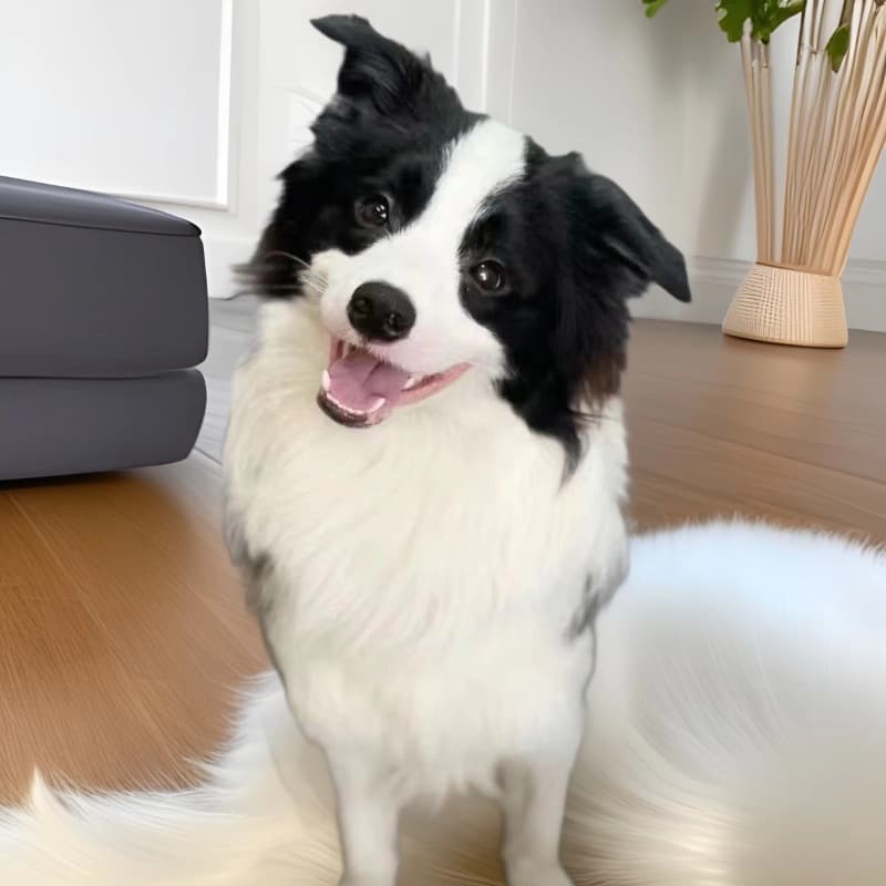 Purebred Border Collie Puppy Live Dog Police Dog Dual-Pedigree Three-Color Seven-White Merle Border Collie Pet Dog