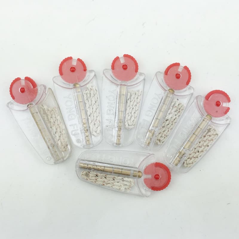 Universal Flint Cotton Wick 100 Pieces Flint High Ignition Rate Large Spark Flint Wheel Lighter Accessories