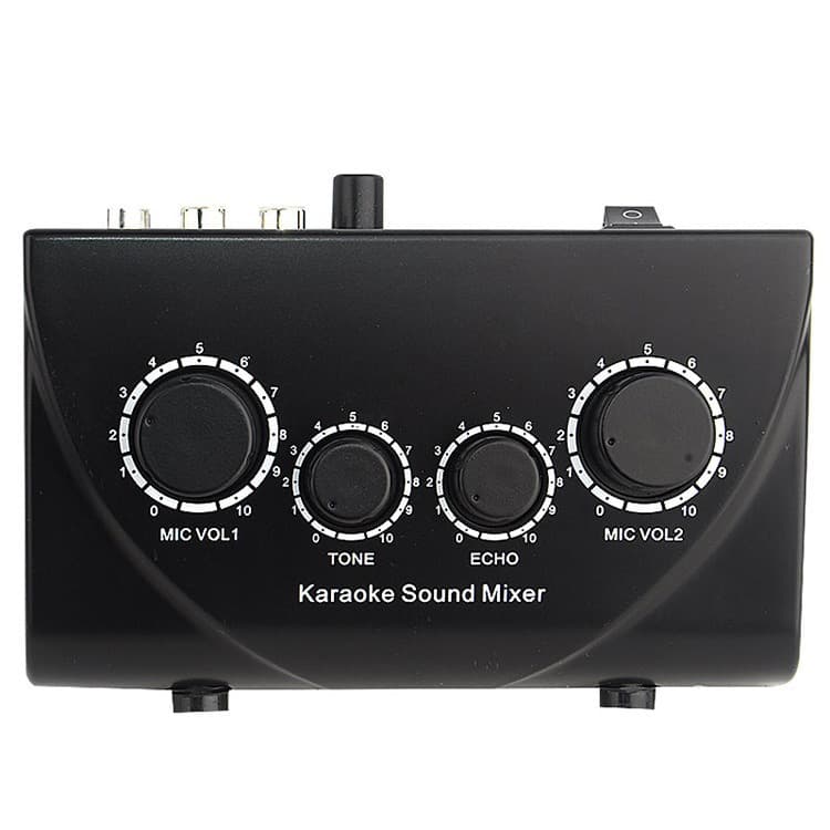 Karaoke Amplifier Preamp Karaoke Home-Use Effects Processor Mixer Small Mixing Console Reverb Mixer Mixing Console