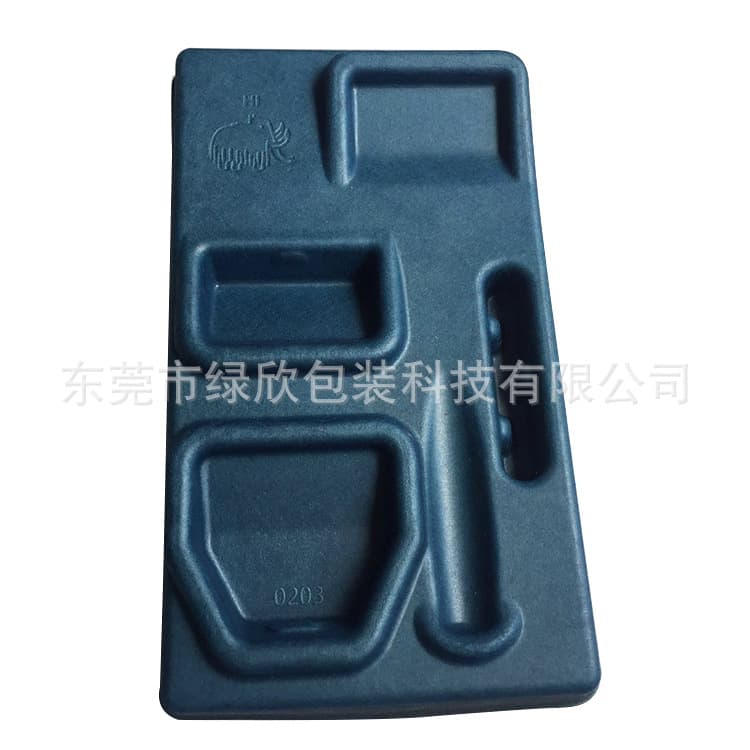 Customized paper trays, environmentally friendly and biodegradable electronic pulp molding, white wet-pressed inner trays, paper tray linings.