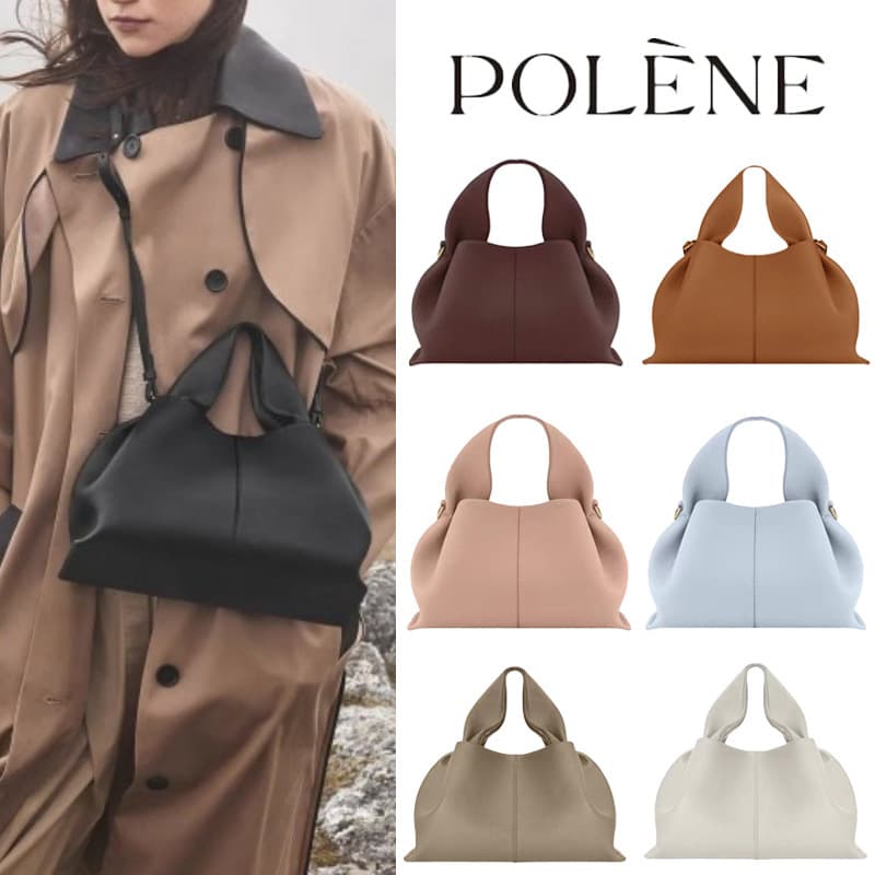 Polene French niche women's cloud bag fashionable European and American retro handbag armpit single shoulder crossbody bag light luxury