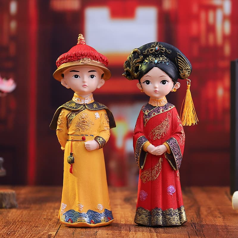 Creative Antique Palace Jewelry, Emperor and Queen Desktop Ornaments, TV Cabinets, Entrance Hall, Bedroom Decorations, Factory Direct Sales