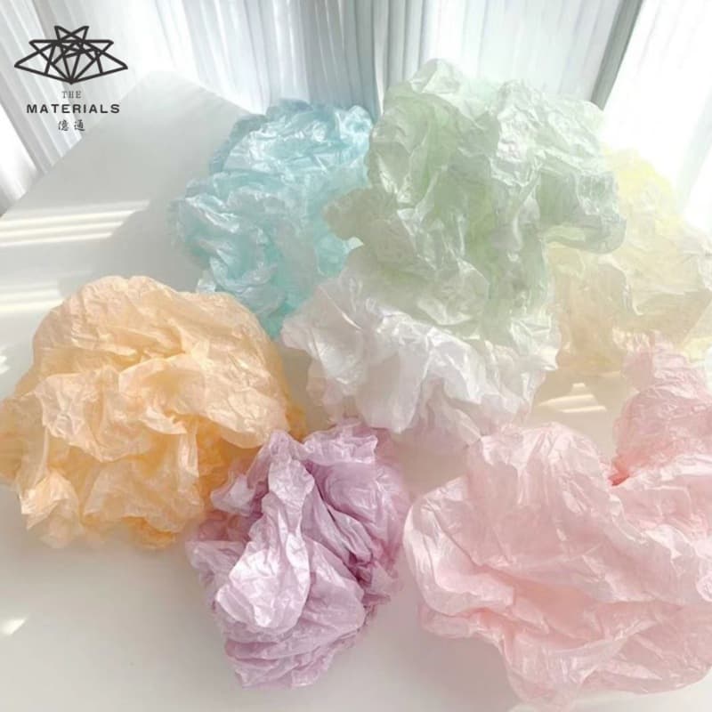 Yitong Waterproof Pearlescent Tissue Paper for Flower Wrapping, Crinkled Inner Lining Base Paper for Bouquets, Cake and Flower Shop Floral Wrap