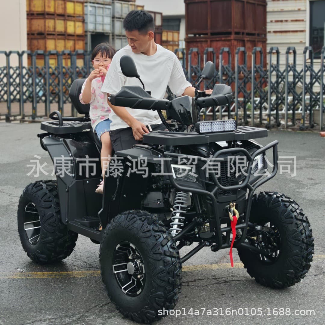 New Beach Buggy 4-Wheel Off-Road Motorcycle All-Terrain Vehicle 200cc Gasoline Adult Mountain ATV