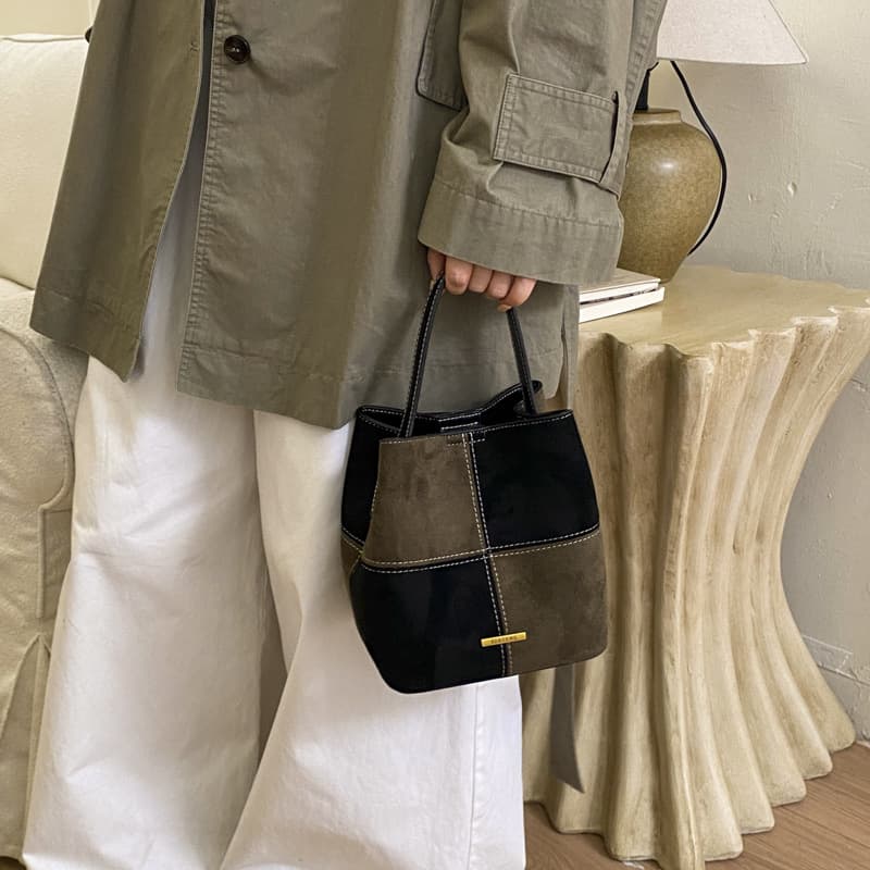 Fashionable Patchwork Denim Shoulder Bag for Women, Korean Style Large Capacity Commuter Underarm Bag, Lightweight Crossbody Bag for Students, Trendy