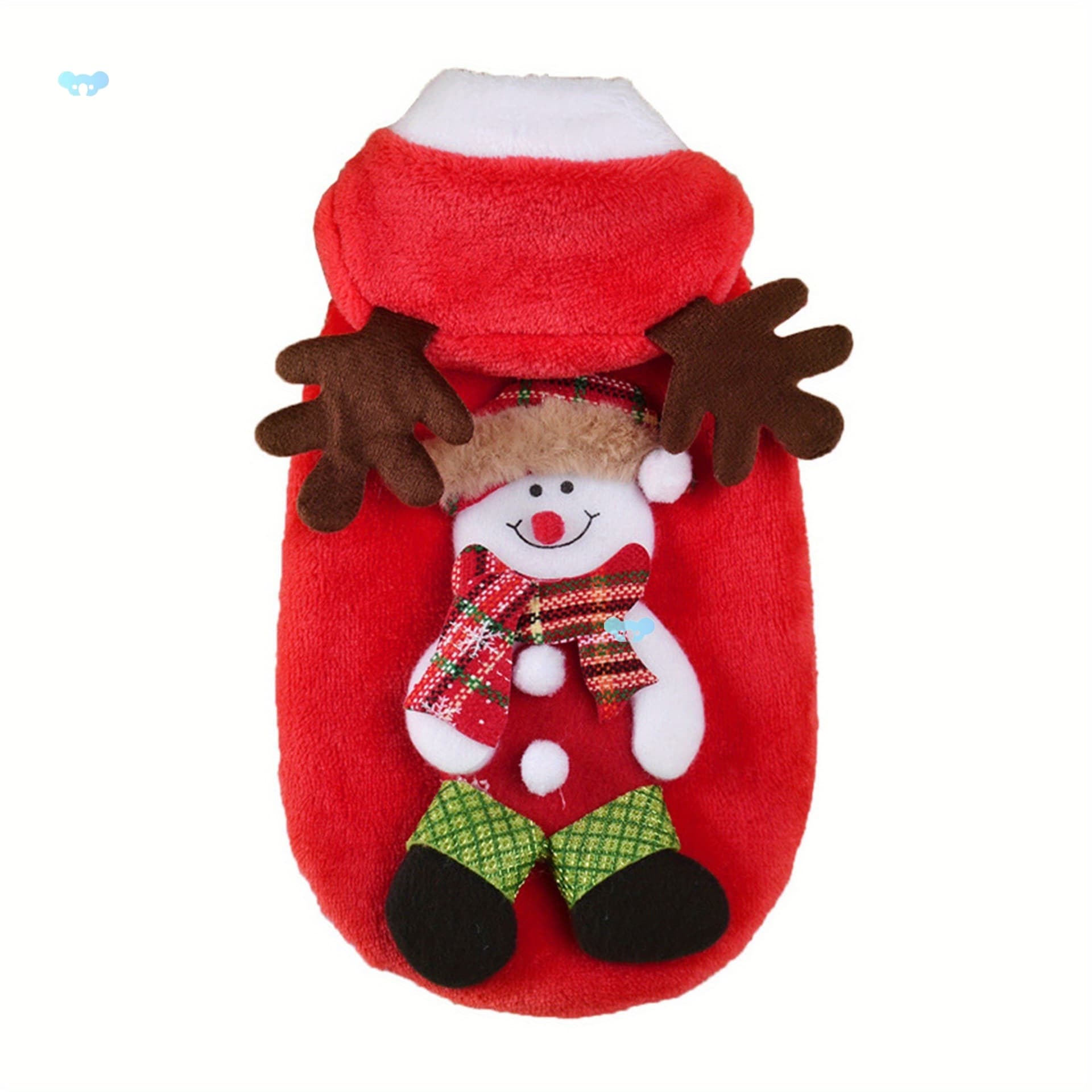 Dog Christmas Costume Cute Reindeer/Santa Costume Winter Cross-border
